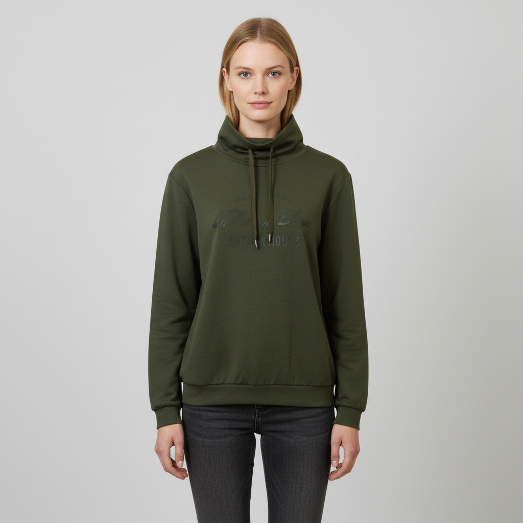 Chacha Banu Dame Sweatshirt Dark Olive