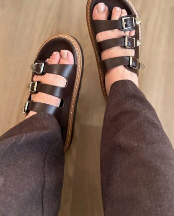 Chosen Sandaler Mathilde Dark Brown