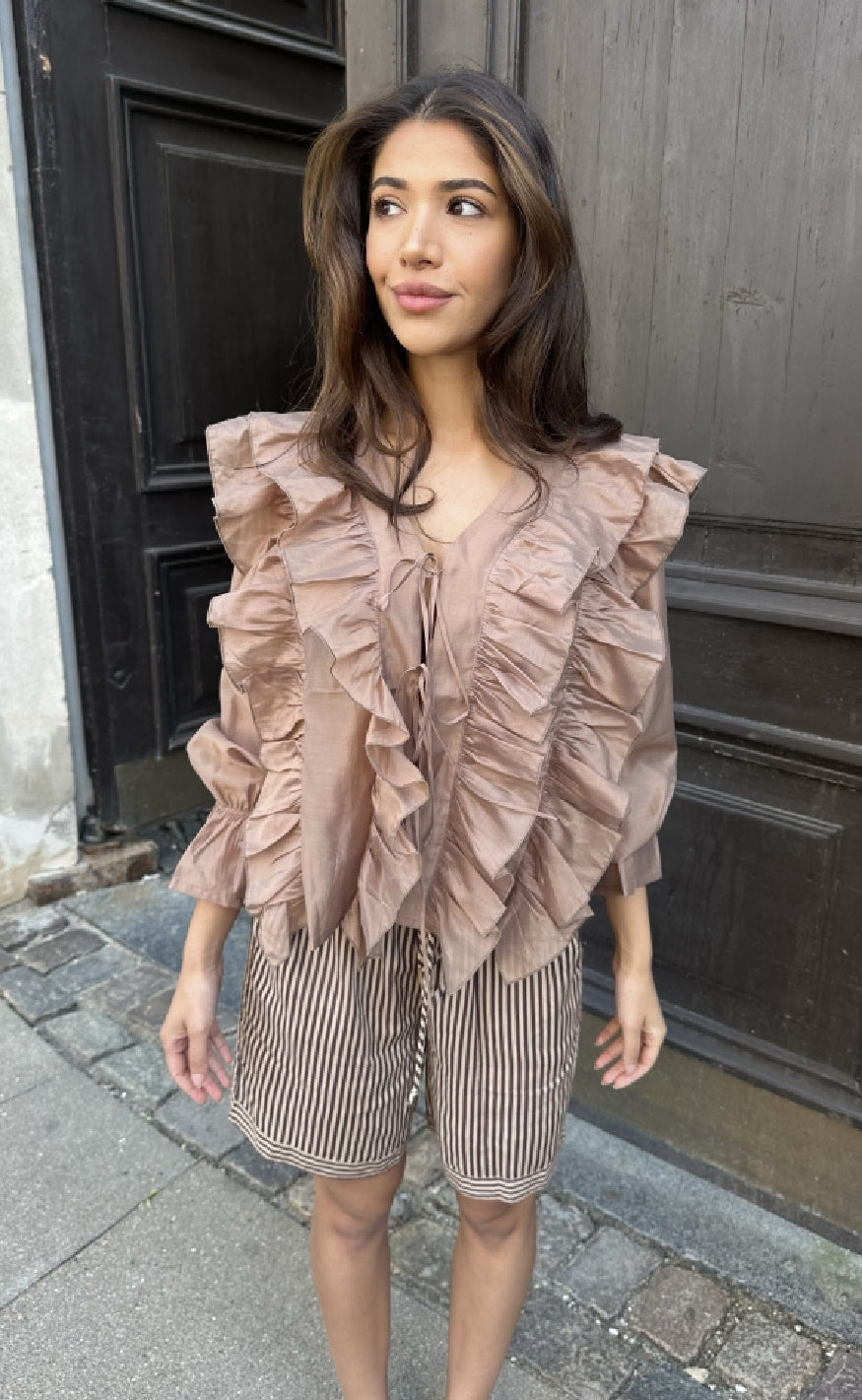 Continue Bluse Citta Nougat
