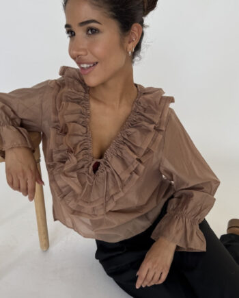 Continue Bluse Jody Nougat