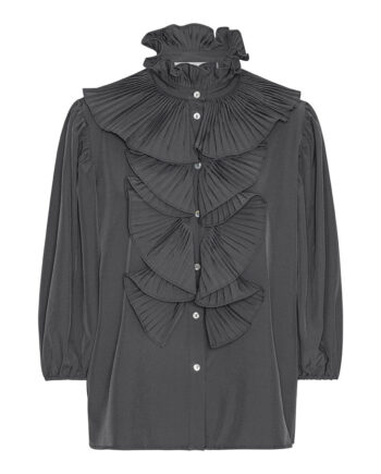 Continue Bluse Pernille     Sleeve Dark Grey