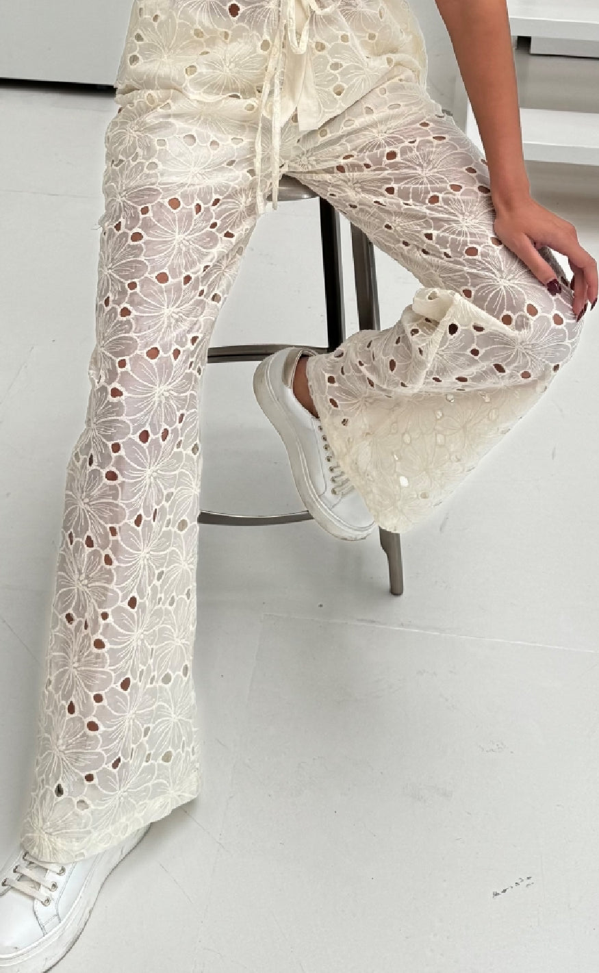 Continue Bukser Roberta Off White