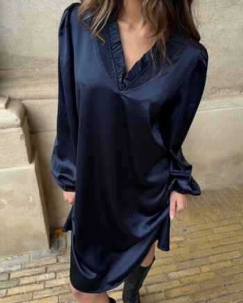 Continue Kjole Pauline Navy Blue
