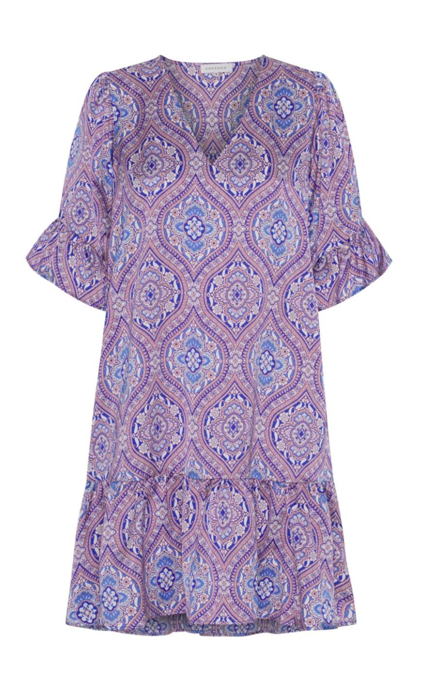 Continue Kjole Thyra Blue Paisley