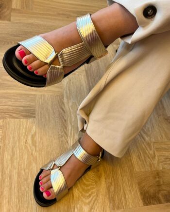 Copenhagen Shoes Sandaler Carrie Leather Gold