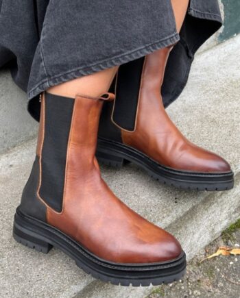 Copenhagen Shoes Støvler It 39     Kind Of Magic Cognac Black Brown
