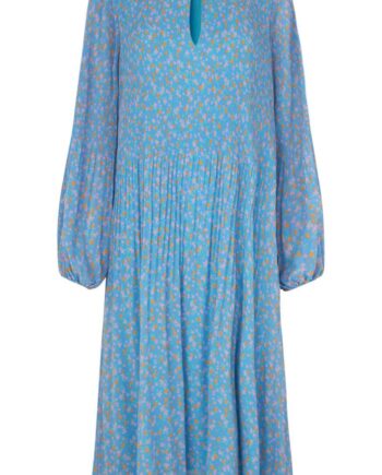 Cras Kjole Melinda Floral Blue