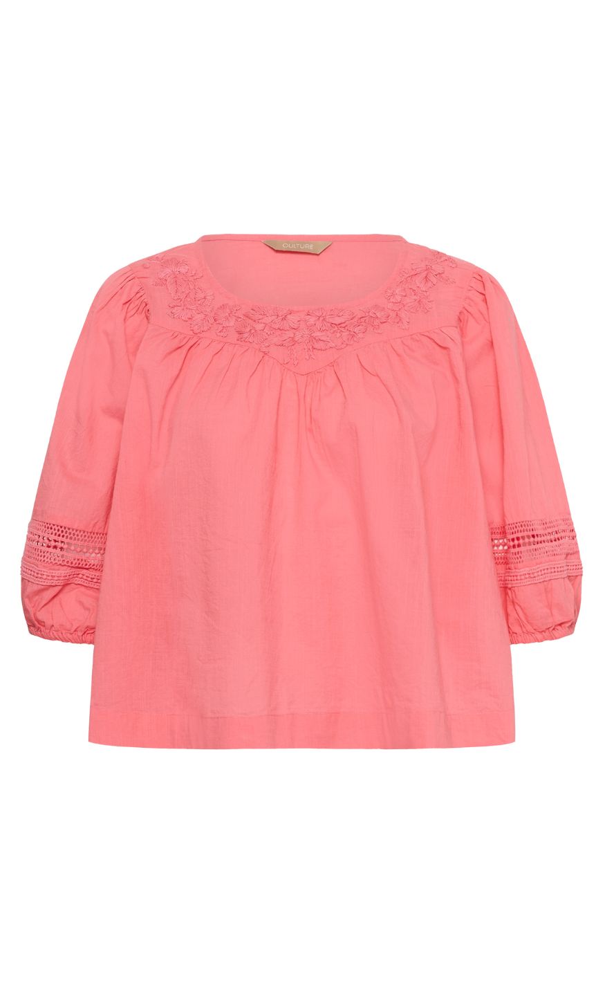 Culture Bluse Kairo Ss Sugar Coral