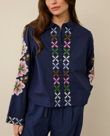 Culture Skjorte Breezy Dress Blues