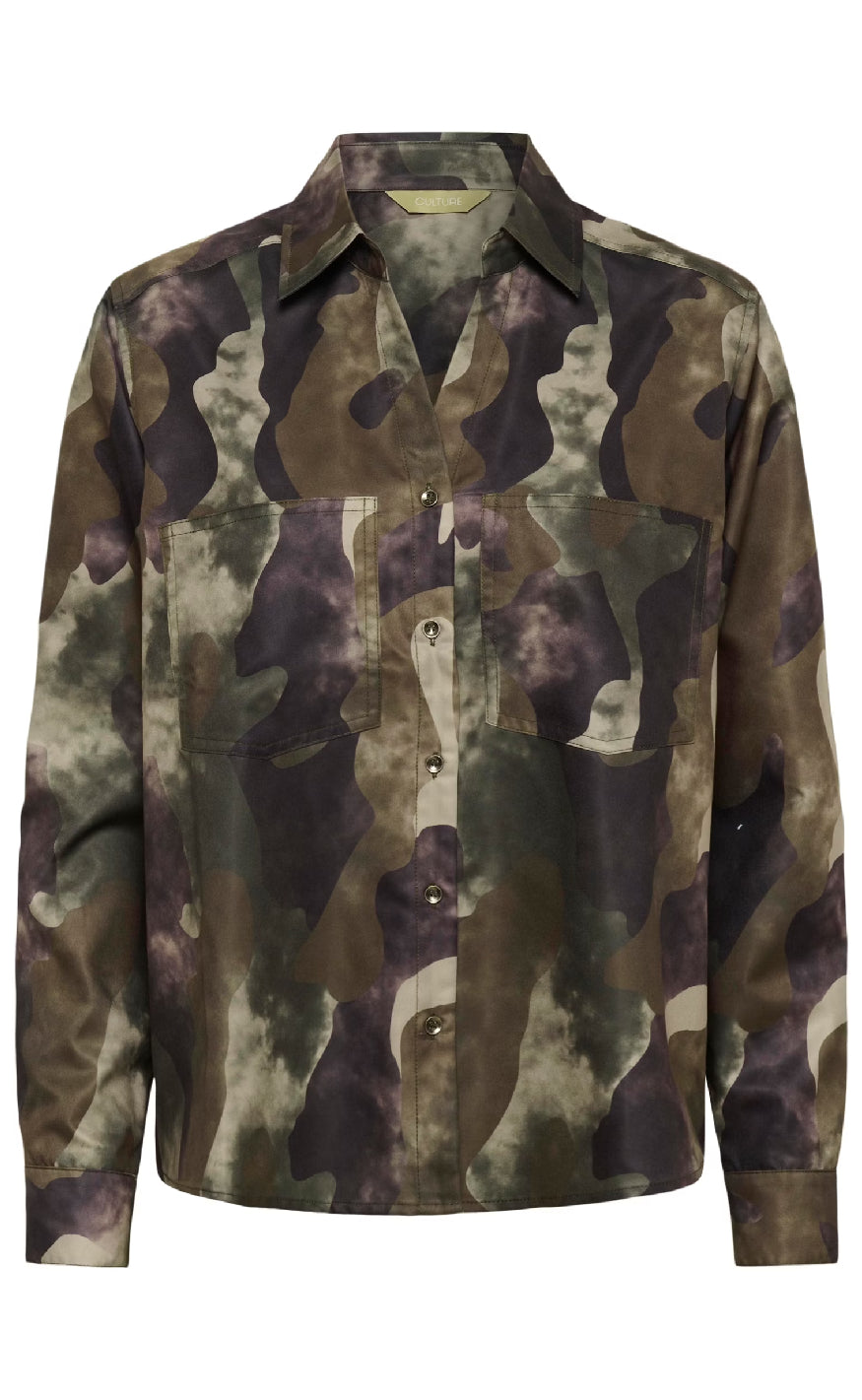 Culture Skjorte Camuna Camouflage