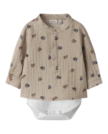 Dutty Langærmet Skjorte Body Chateau Gray 86