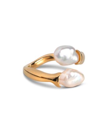 Enamel Copenhagen Ring Asta Pearl