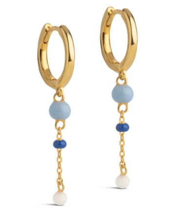 Enamel Copenhagen øreringe Lola Bold Hoops Marine