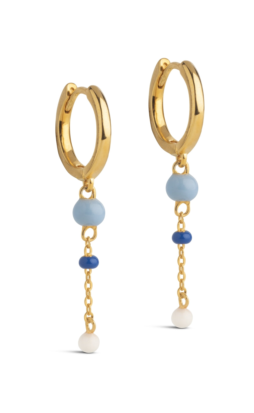 Enamel Copenhagen øreringe Lola Bold Hoops Marine