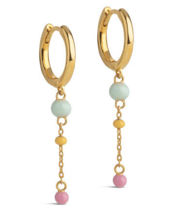 Enamel Copenhagen øreringe Lola Bold Hoops Rainbow