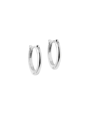Enamel Copenhagen øreringe Small Classic Hoops Silver Colour