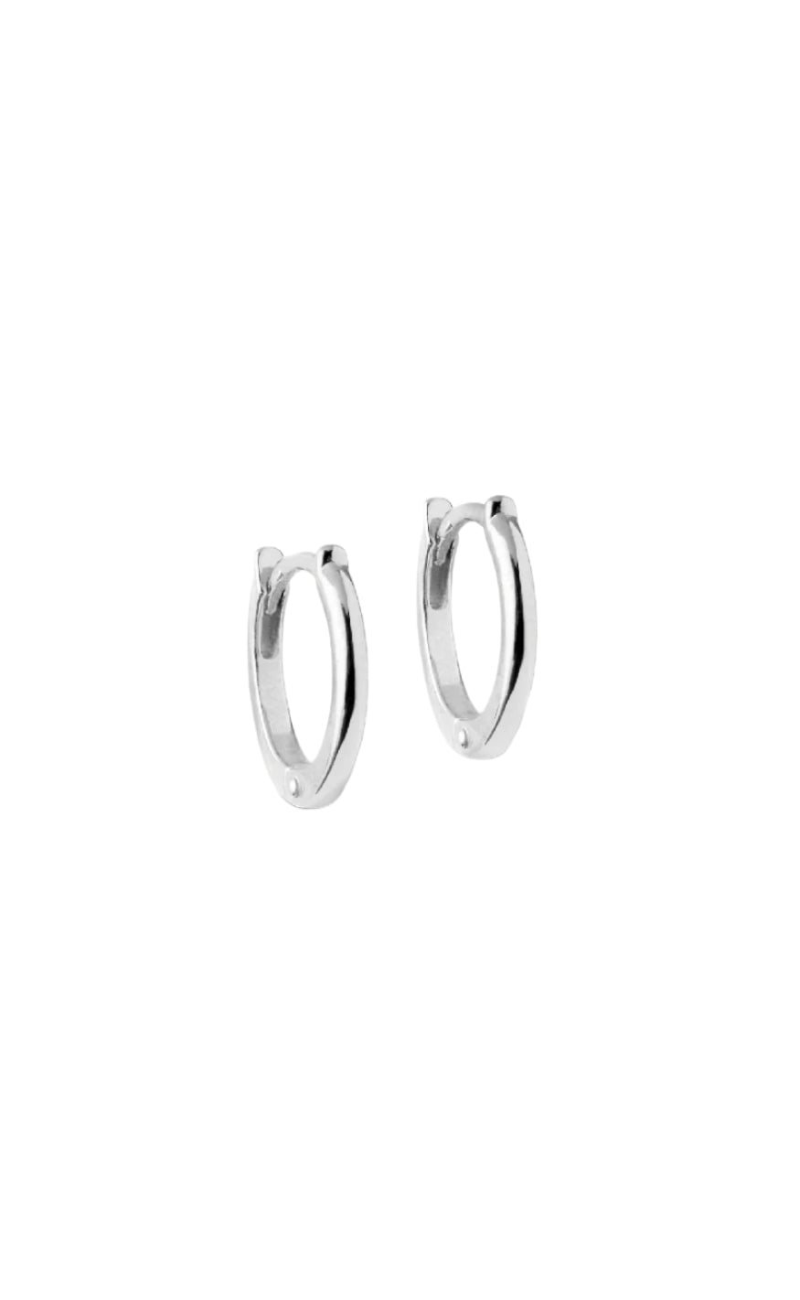 Enamel Copenhagen øreringe Small Classic Hoops Silver Colour