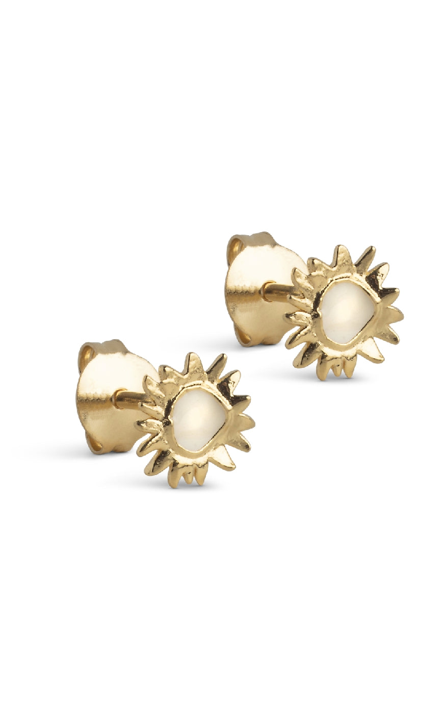 Enamel Copenhagen øreringe Studs Small Sunshine Daisy