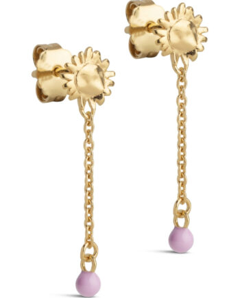 Enamel Copenhagen øreringe Sunshine Drop Pink