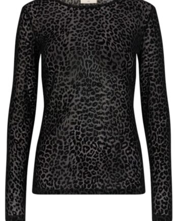 Freequent Bluse Vally Black With Leo