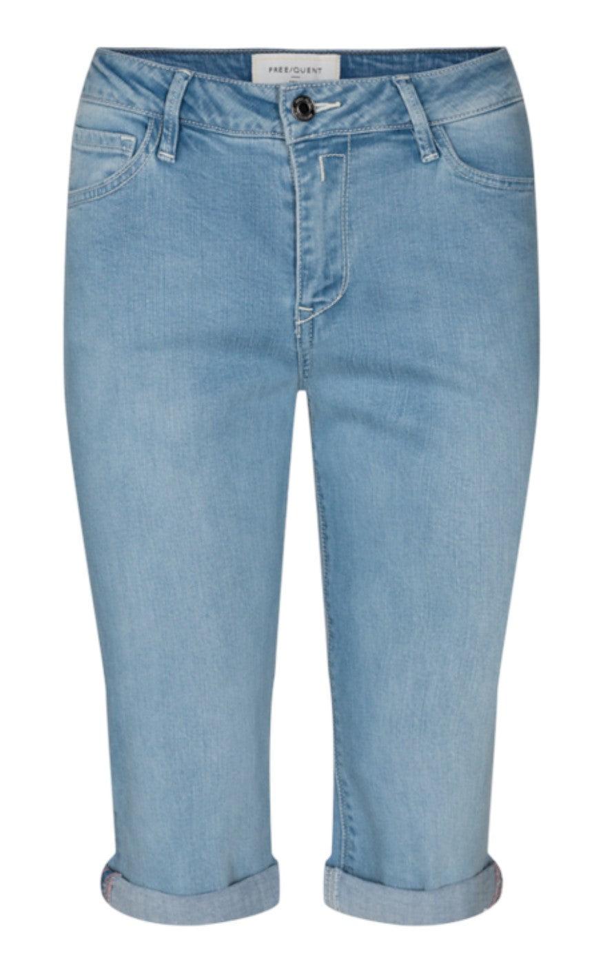 Freequent Bukser Amie Light Blue Denim