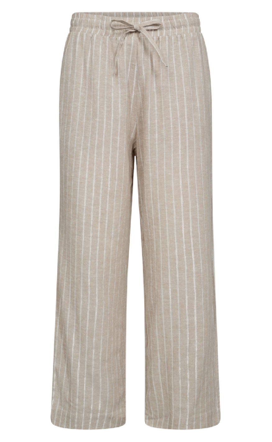 Freequent Bukser Lalux Sand Melange    Off-white
