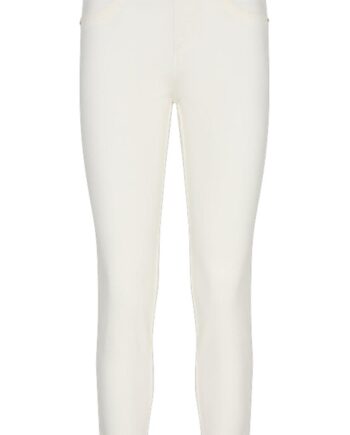 Freequent Bukser Shantal Ankle Raw Bright White Denim