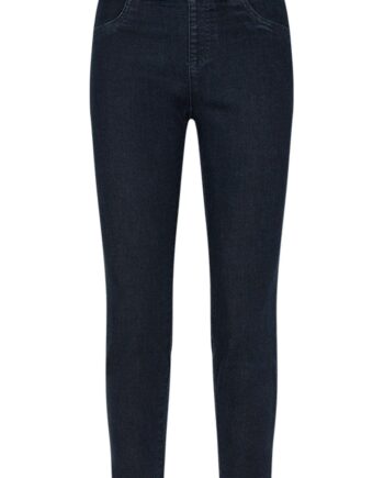 Freequent Bukser Shantal Ankle Raw Dark Blue Denim