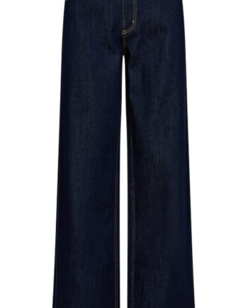 Freequent Bukser Sindy Dark Blue Denim