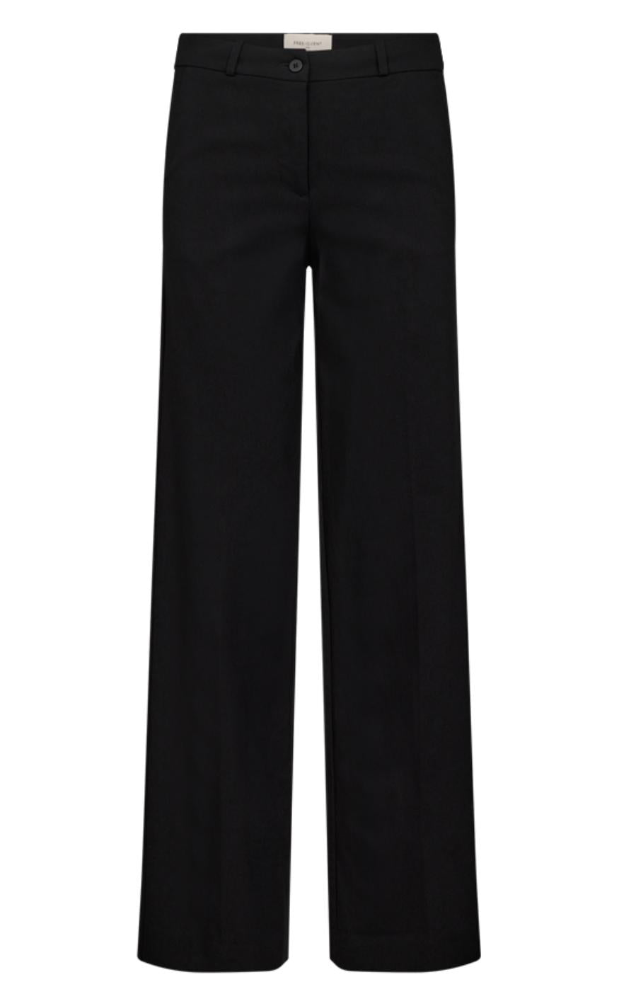 Freequent Bukser Solvej Wide Black