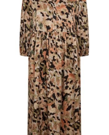 Freequent Kjole Bazy Olive Night    Black
