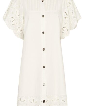 Freequent Kjole Caro Brilliant White
