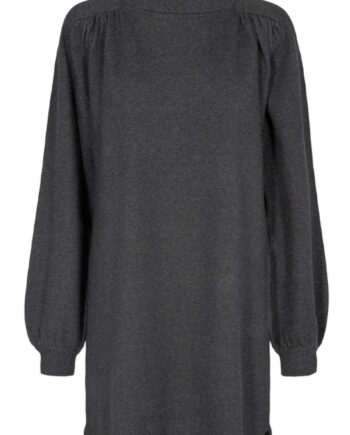 Freequent Kjole Claura Turtle Charcoal Melange