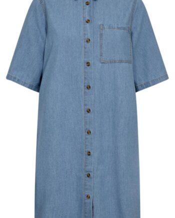 Freequent Kjole Lisea Light Blue Denim