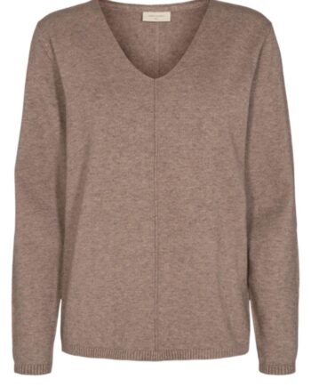 Freequent Pullover Claura Beige Sand Melange