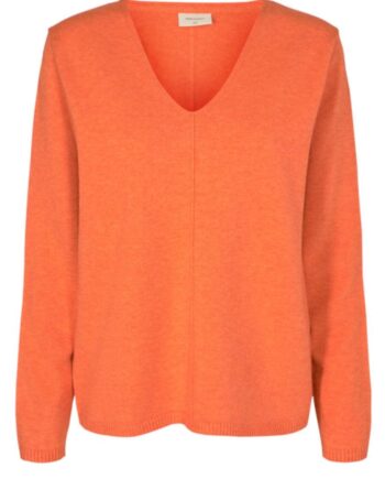 Freequent Pullover Claura Flame Melange