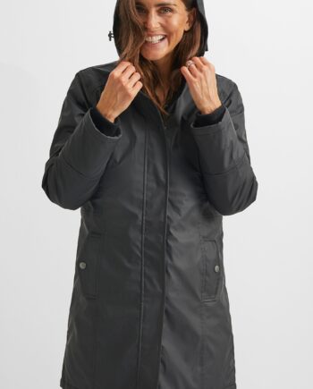Freequent Regnjakke Waist Black