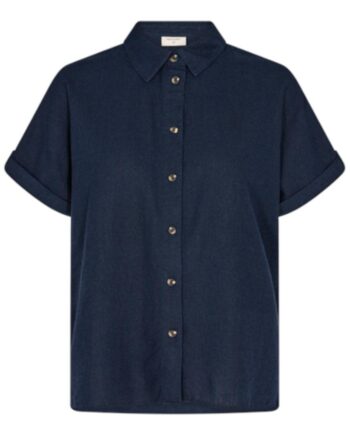 Freequent Skjorte Lava Ss Navy Blazer