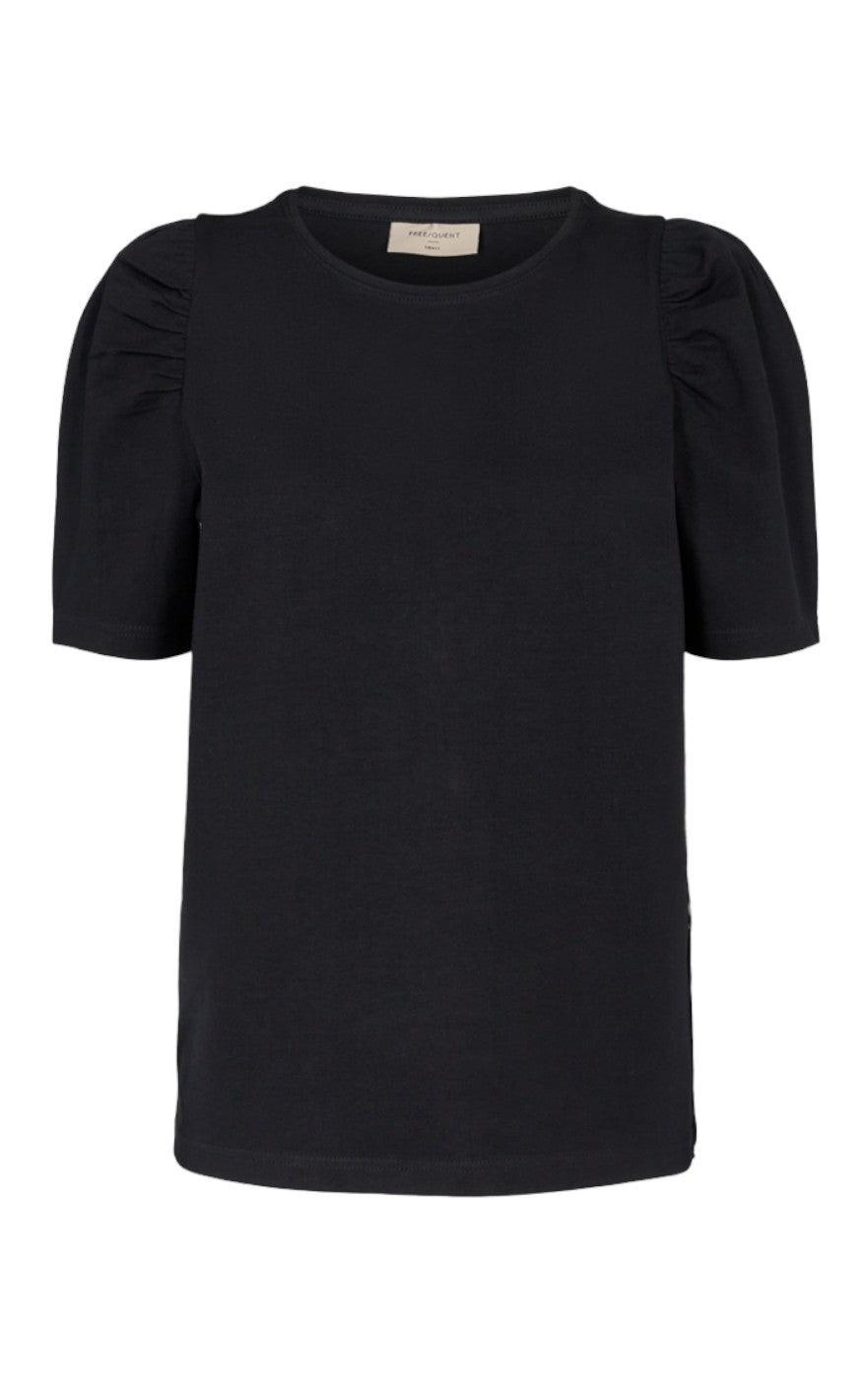 Freequent  -shirt Fenja Puff Black