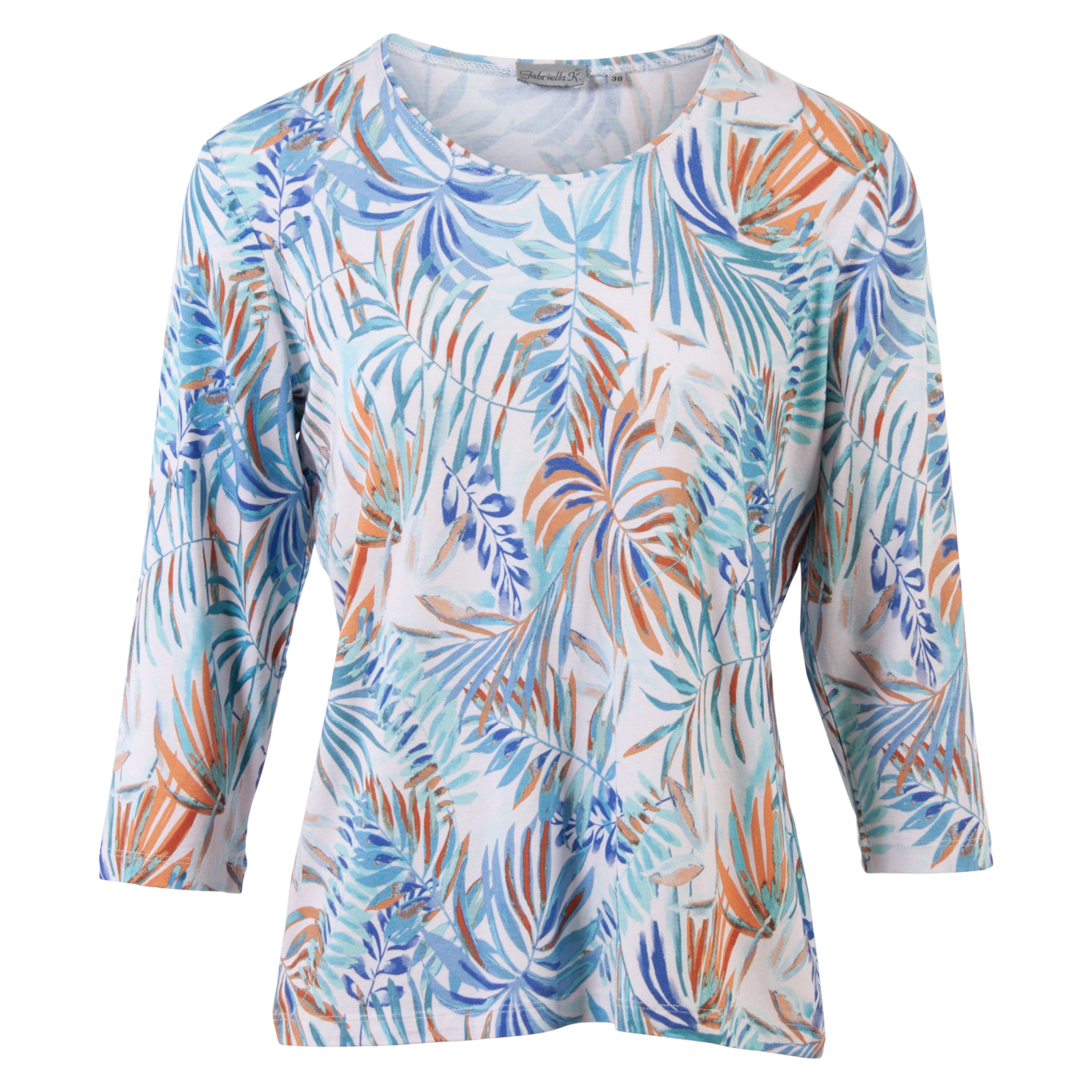 Gabriella Dame Bluse Blue 46