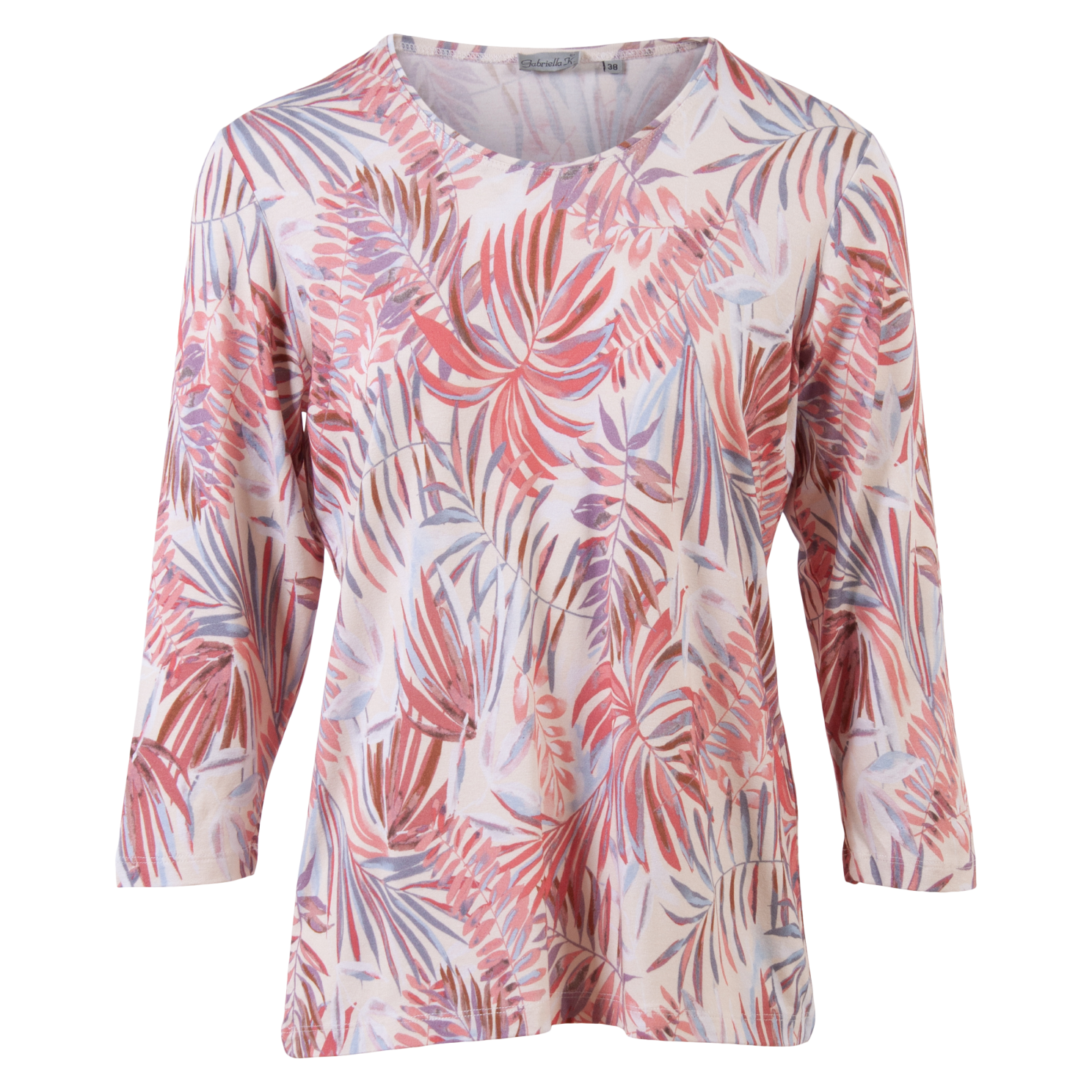 Gabriella Dame Bluse Coral 48