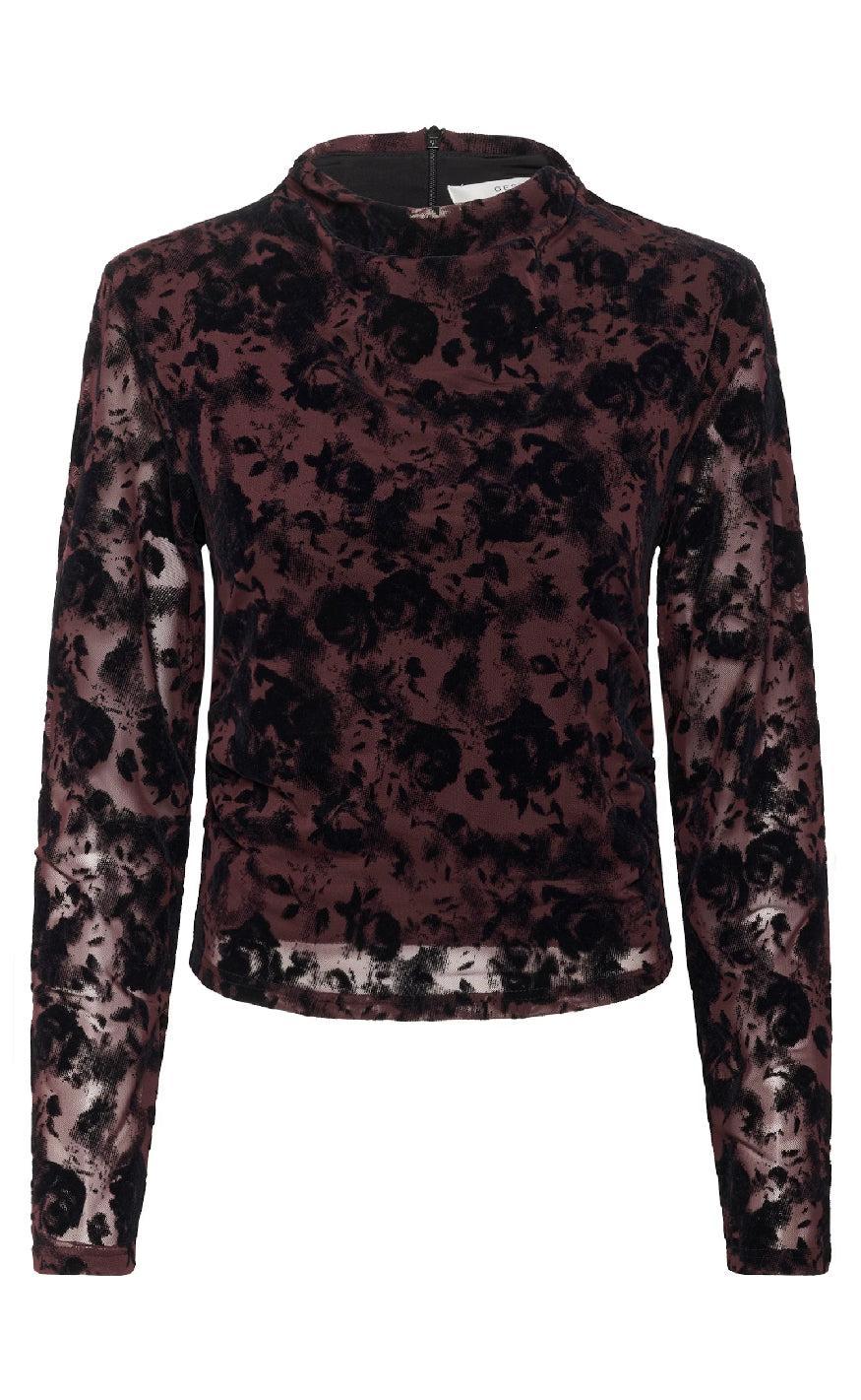Gestuz Bluse Flora Aronia   Black