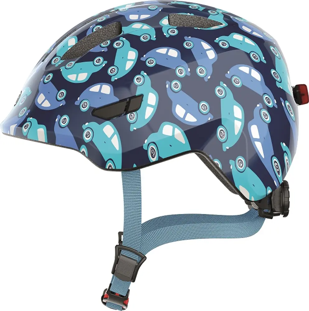 Hjelm Smiley Led Blue Car