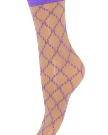 Hype The Detail Strømper Logo 25d Nude Purple