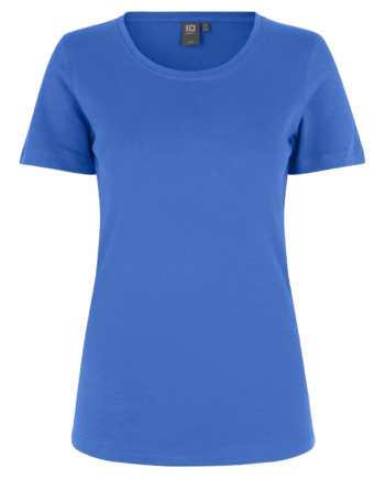 Id Interlock Dame  -shirt Azur