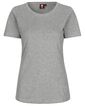 Id Interlock Dame  -shirt Grå Melange
