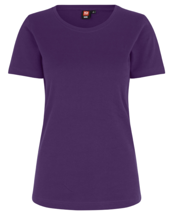 Id Interlock Dame  -shirt Lilla