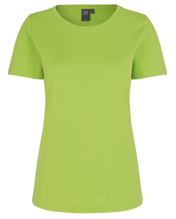 Id Interlock Dame  -shirt Lime
