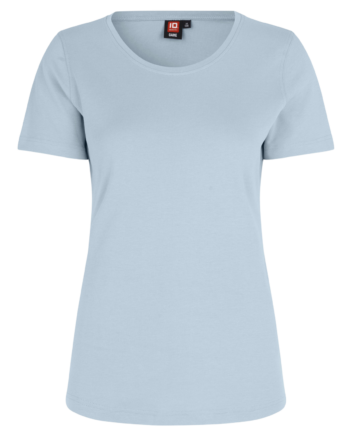 Id Interlock Dame  -shirt Lys Blå