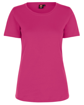 Id Interlock Dame  -shirt Pink